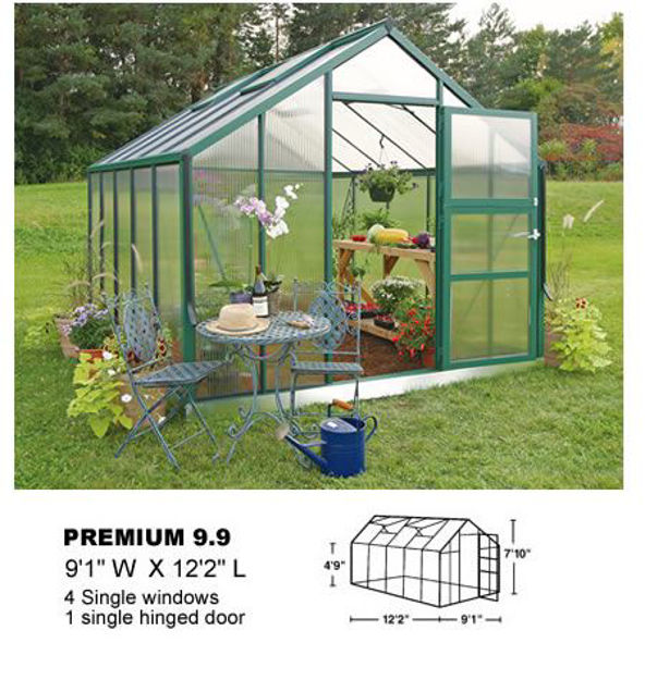 4SeasonGreenhouse. Juliana Premium 10.9 Cold Weather Greenhouse with