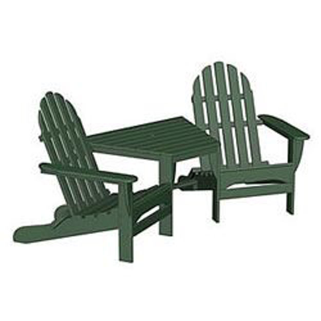 4SeasonGreenhouse. Poly-Wood Classic Adirondack Tete -A- Tete